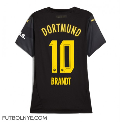 Camiseta Borussia Dortmund Julian Brandt #10 Visitante Equipación para mujer 2024-25 manga corta